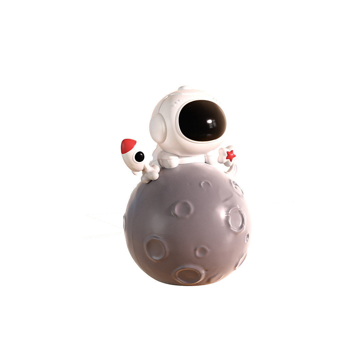 Begehbare und leuchtende kreative Spardose Astronaut Sparbüchse Kindergeschenk