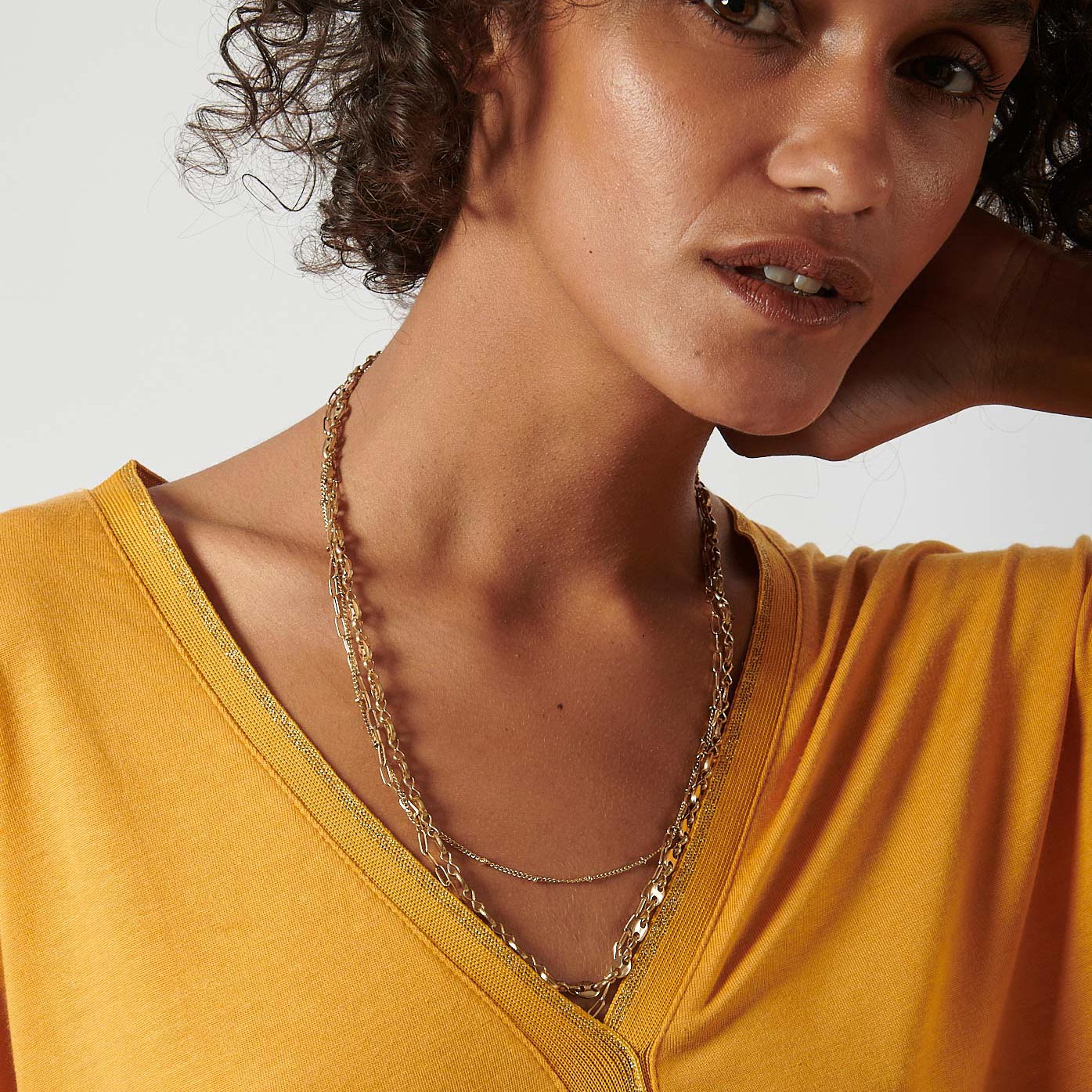 LANDO  T-shirt jaune femme