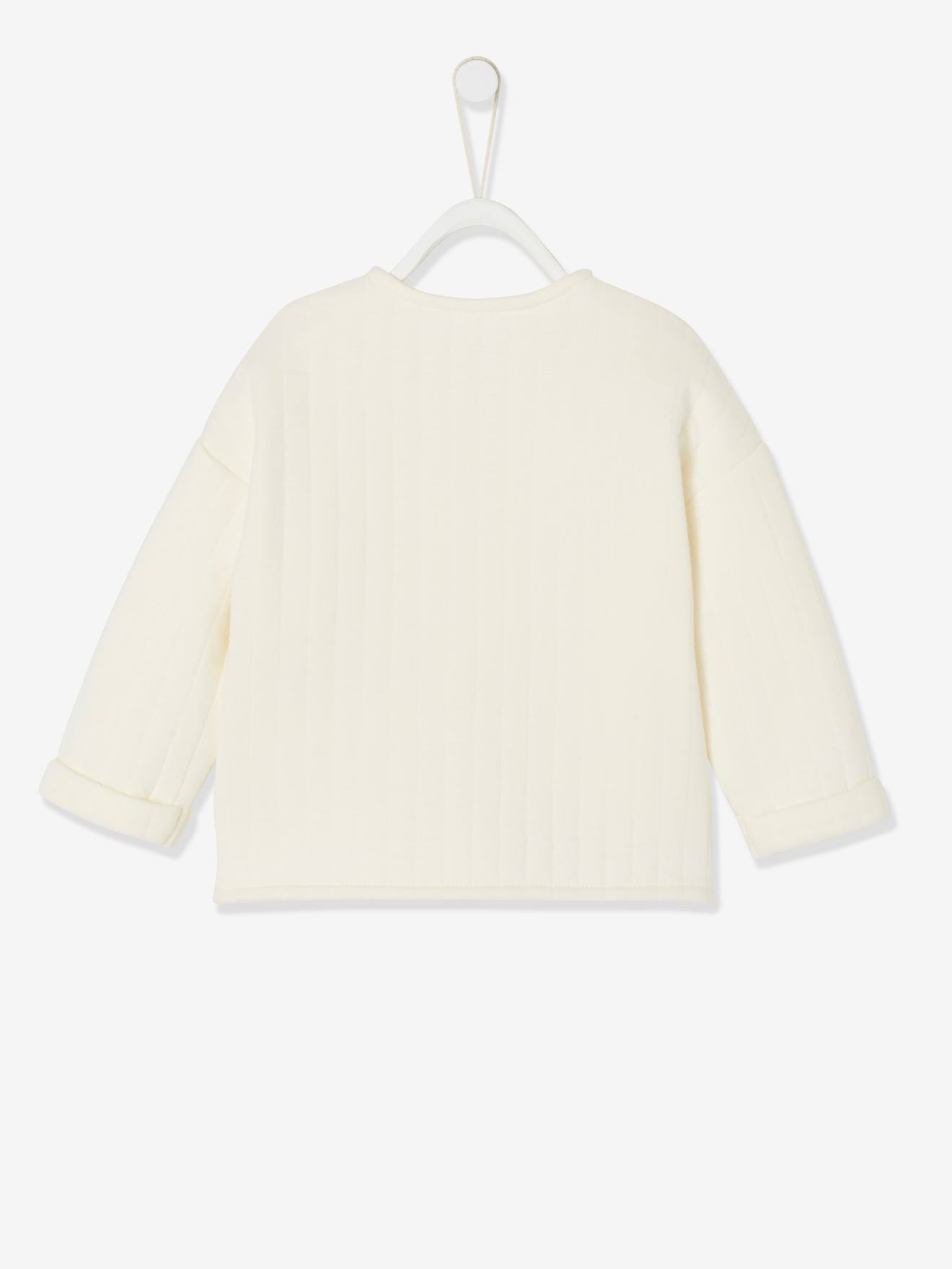 Vertbaudet Mädchen Babyjacke - hellbeige