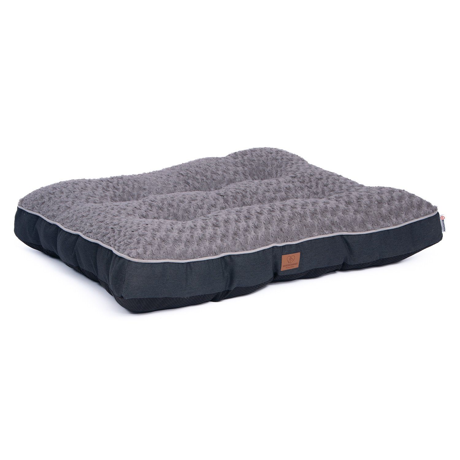 Warenhammer Tierbett Premium Hundebett, Hundesofa, Hundekissen, Flauschiger Plüsch, Flauschiger Plüsch, verschiedene Größen, Extra Halteschlaufe, Anti Rutschboden