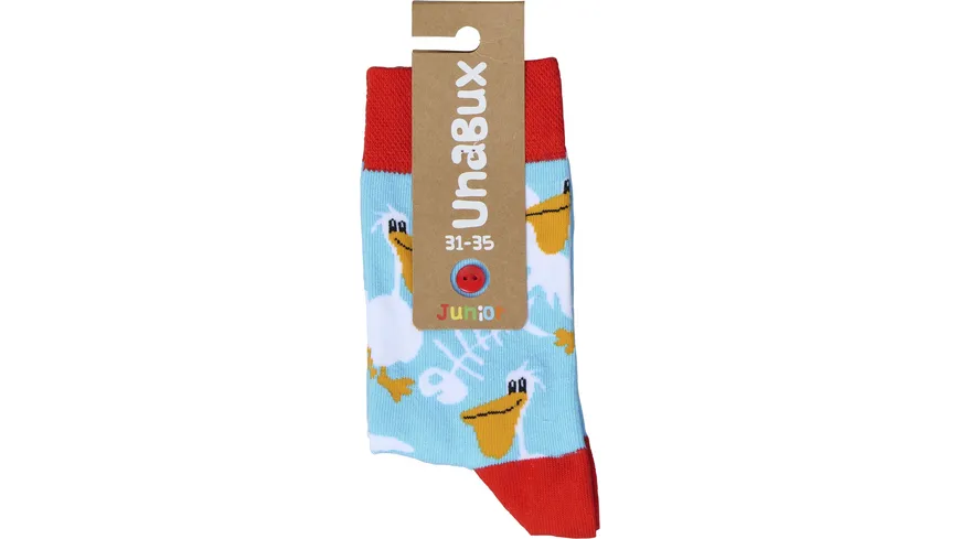 Unabux Kinder Socken Junior Pelican Navy Rot