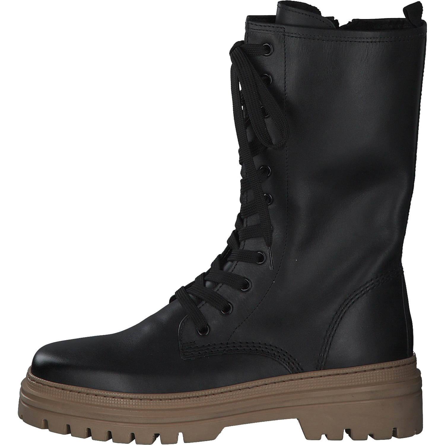 Gabor 91.723, Schnürstiefeletten, Damen, Schwarz (caramel)