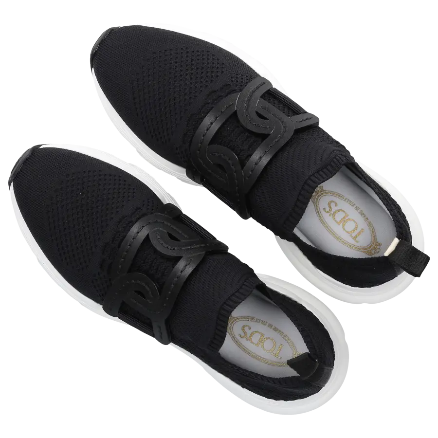 Tod's - Sneaker low Slip-on RUN Textil - schwarz