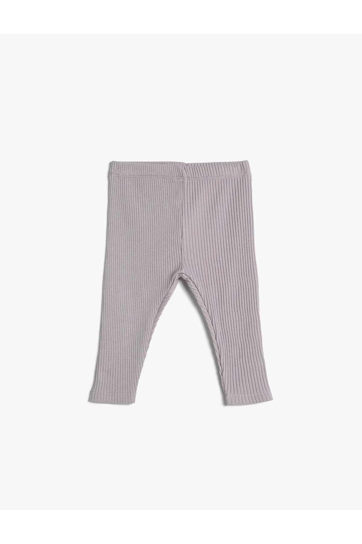 Koton  Basic-Leggings aus gerippter, elastischer Taille aus Baumwolle