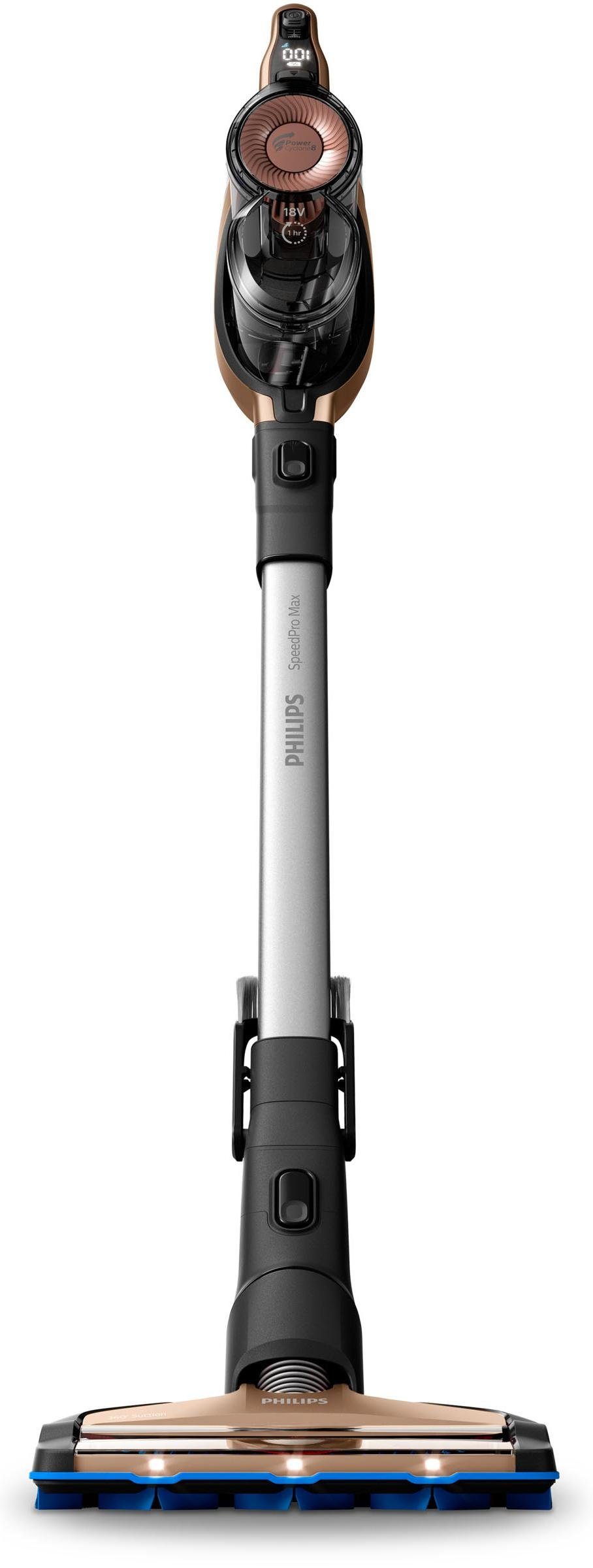 Philips Akku-Stielstaubsauger SpeedPro Max FC6826/01, beutellos, 65 Min. Akkulaufzeit