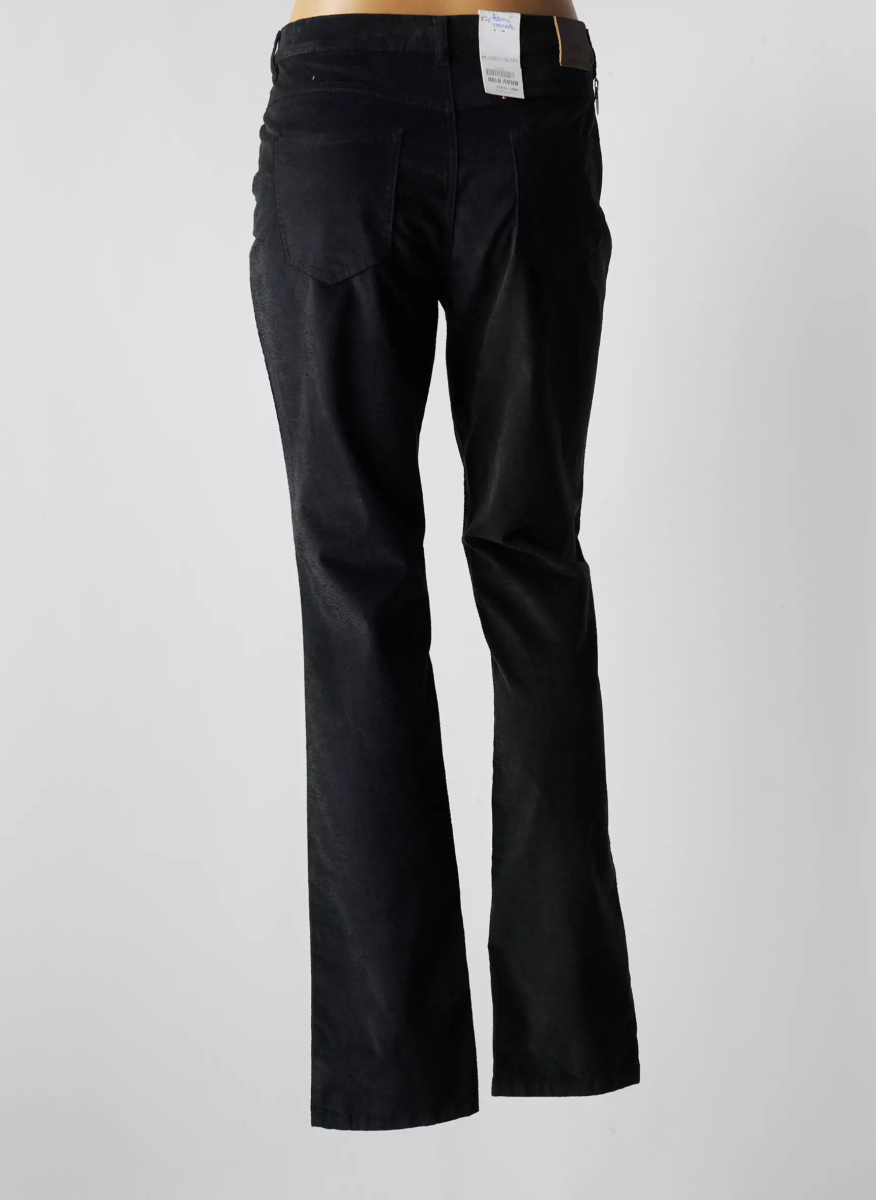 Bruno Saint Hilaire Pantalons Droits Femme couleur noir