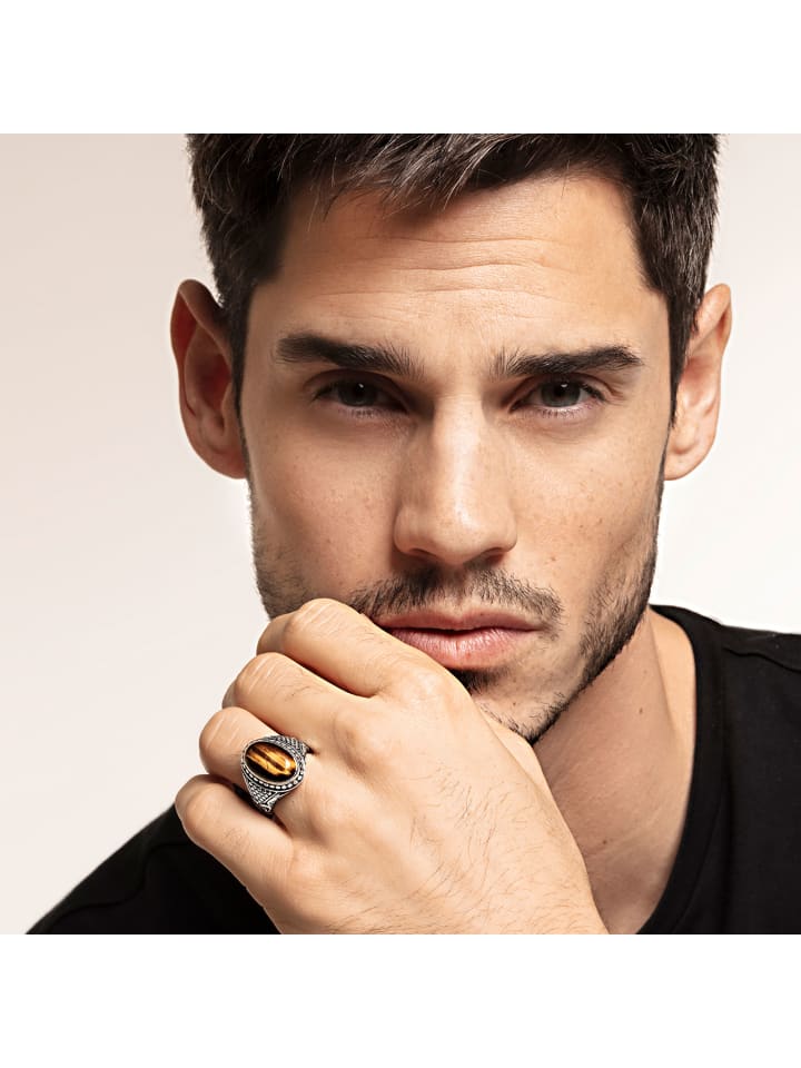 Thomas Sabo Ring in silber, braun günstig kaufen