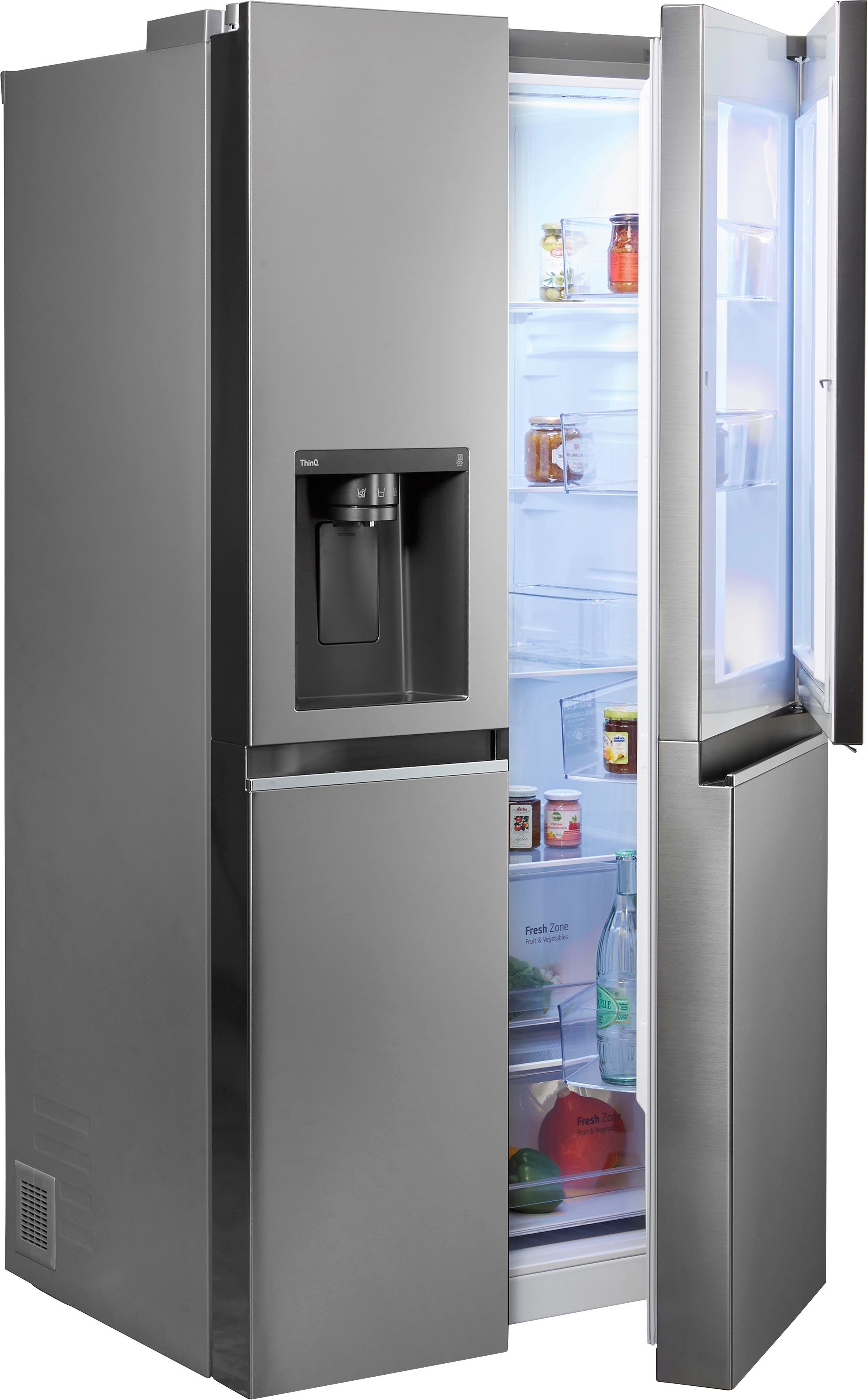 LG Side-by-Side GSJV51PZTE, 179,0 cm hoch, 91,3 cm breit