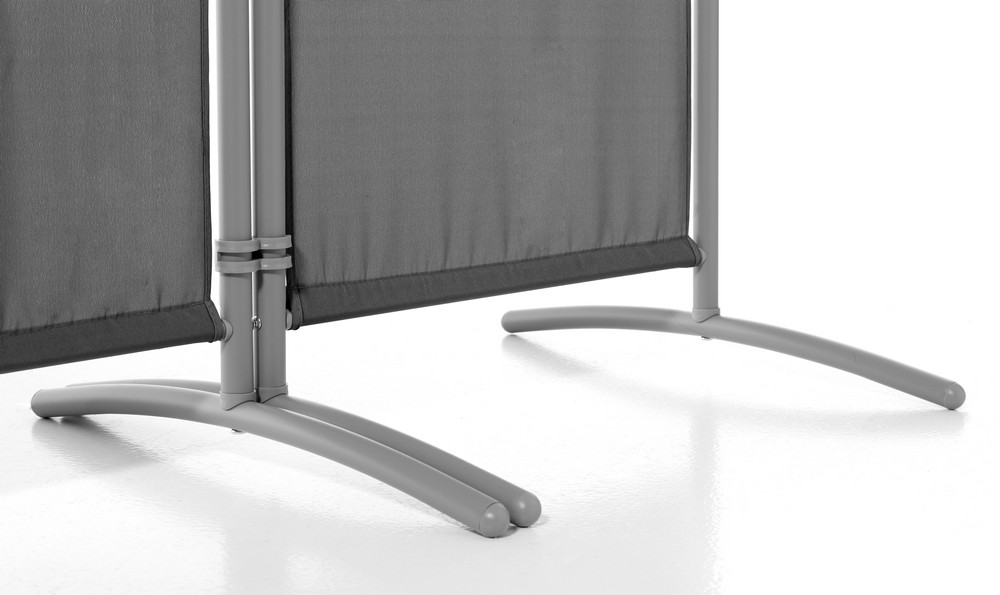 HC Home & Living Stellwand Paravent 3tlg. ca. 260 x 170 cm - Anthrazit