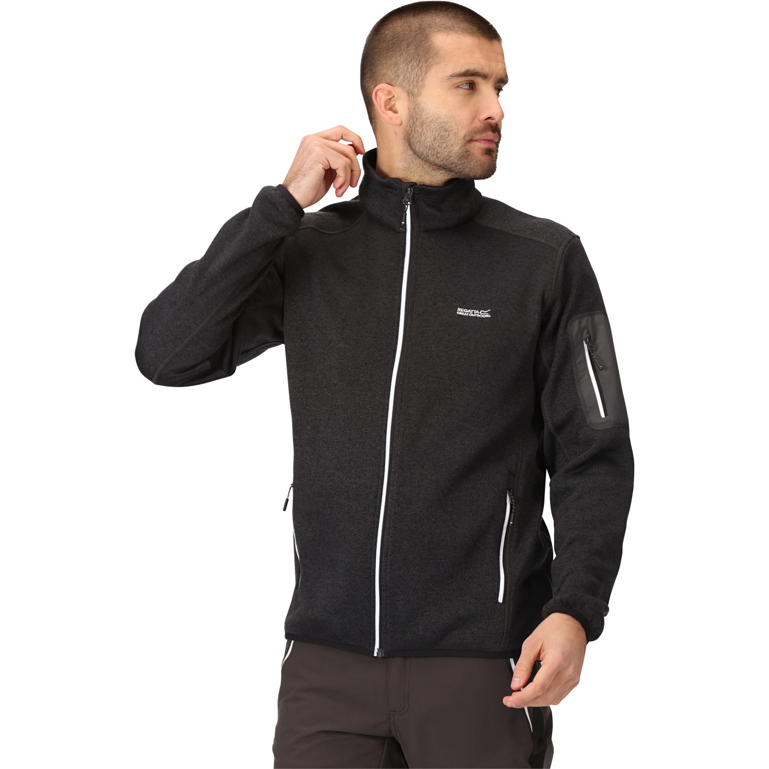 Regatta Herren Fleecejacke Newhill (grau)