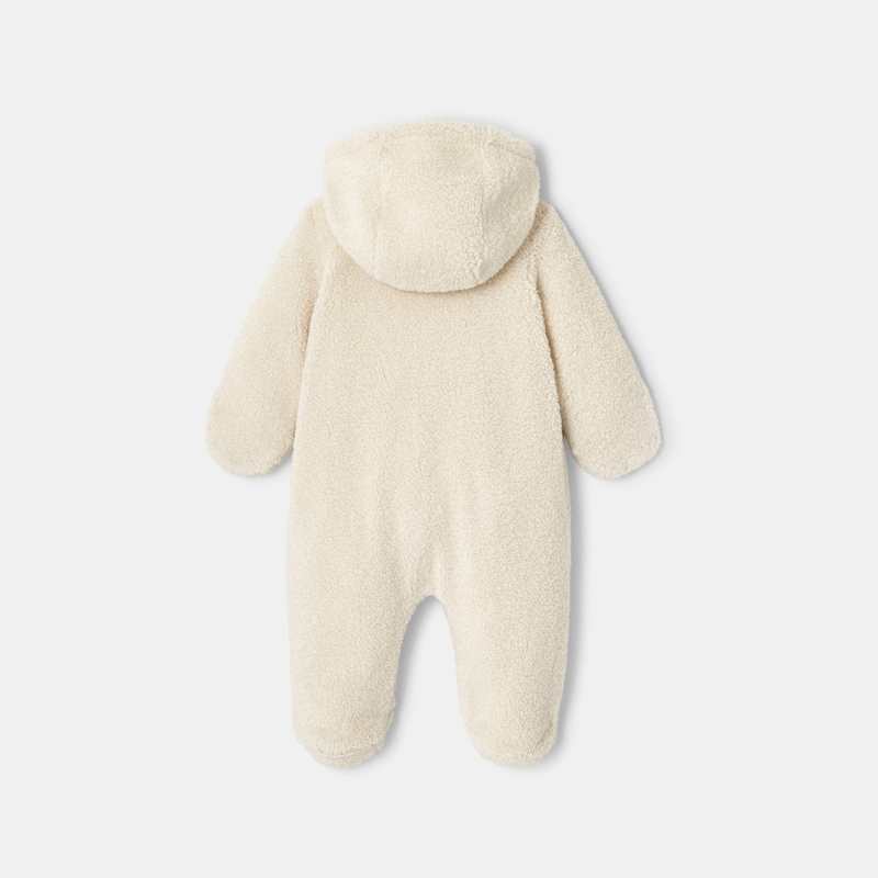 Combipilote en sherpa blanche naissance Absorba