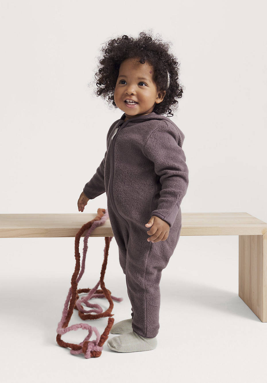 Fleece-Overall aus reiner Bio-Baumwolle