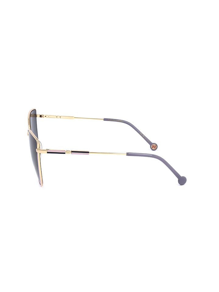 Carolina Herrera Damen-Sonnenbrille in Gold/ Lila/ Blau günstig kaufen 59