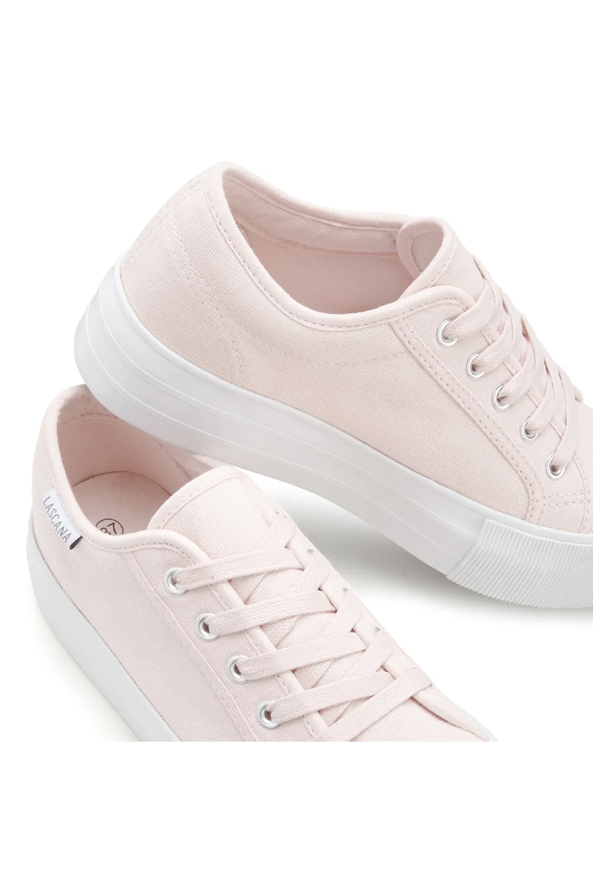 LASCANA  Sneaker - Rosa - Plateau Absatz