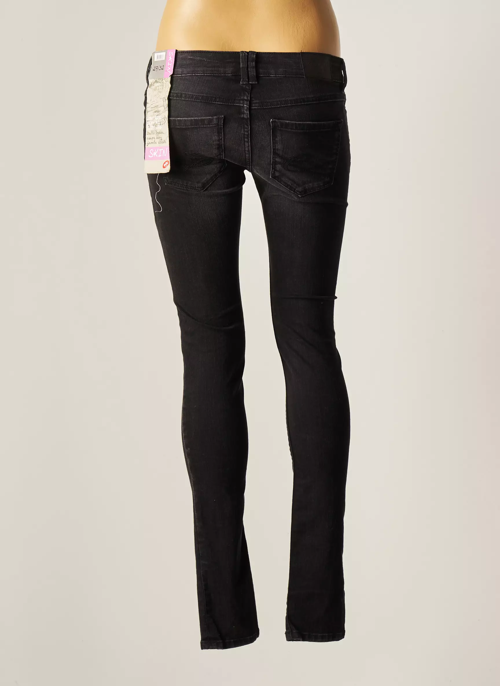 Edc Jeans Coupe Slim Femme couleur noir