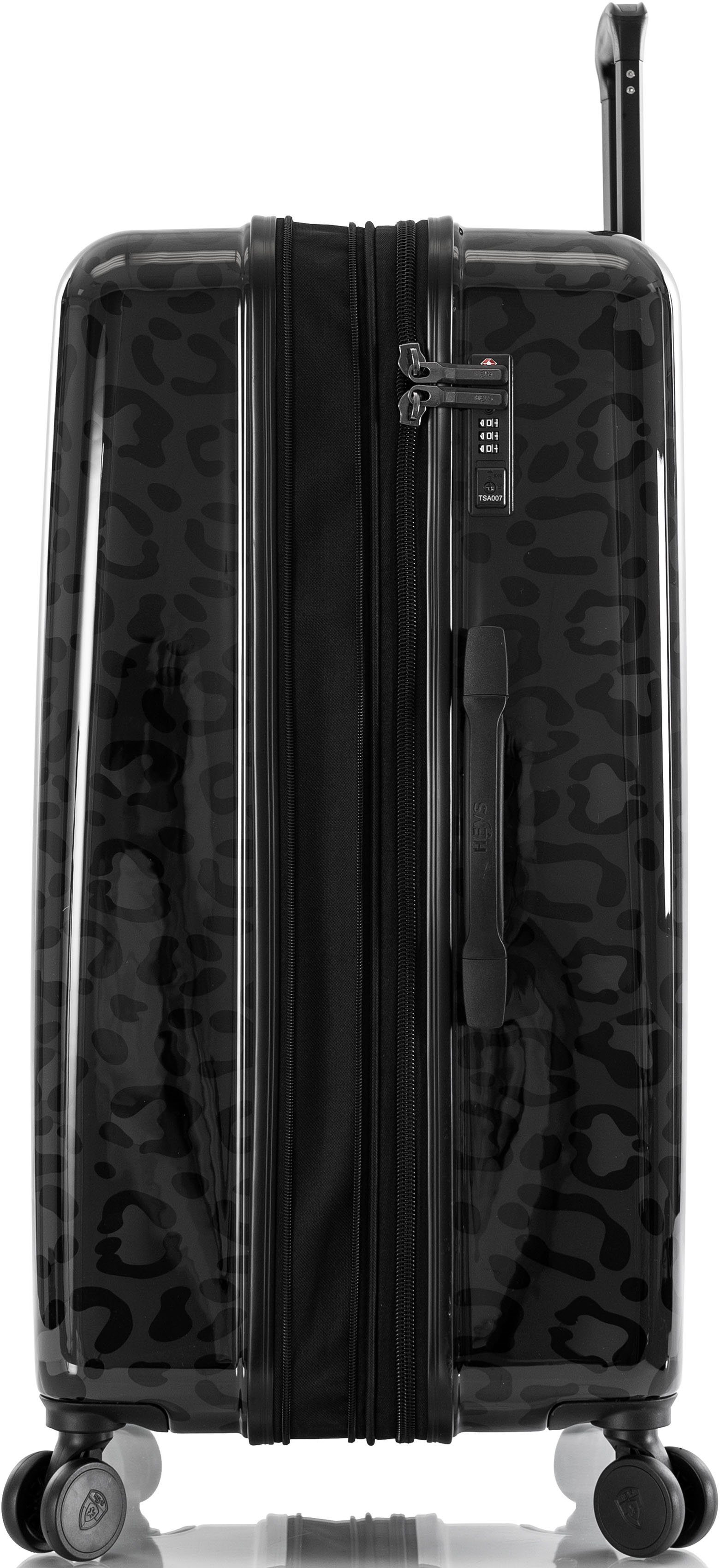 Heys Hartschalen-Trolley Leopard, 76 cm, 4 Rollen, mit Volumenerweiterung