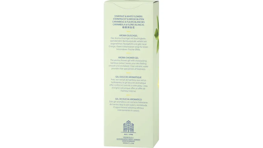 4711 ACQUA COLONIA Starfruit & White Flowers Aroma Shower Gel 200 ml