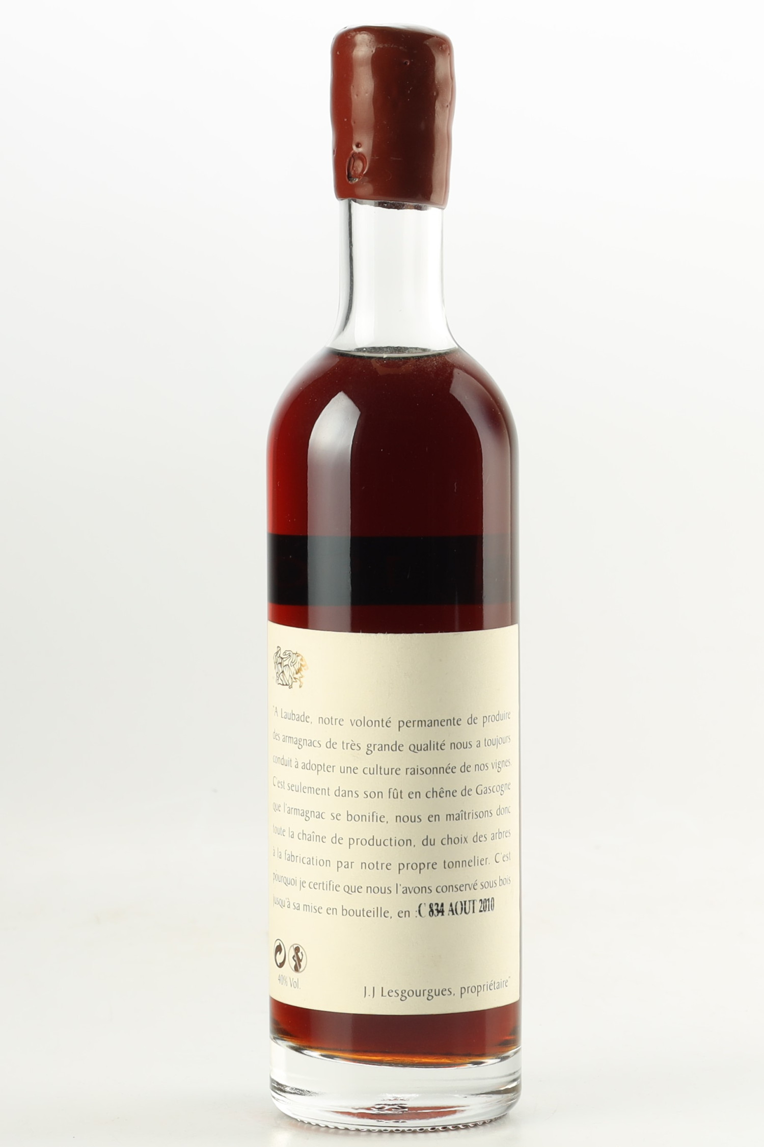 Laubade Bas Armagnac 25 Cl 1965, Armagnac