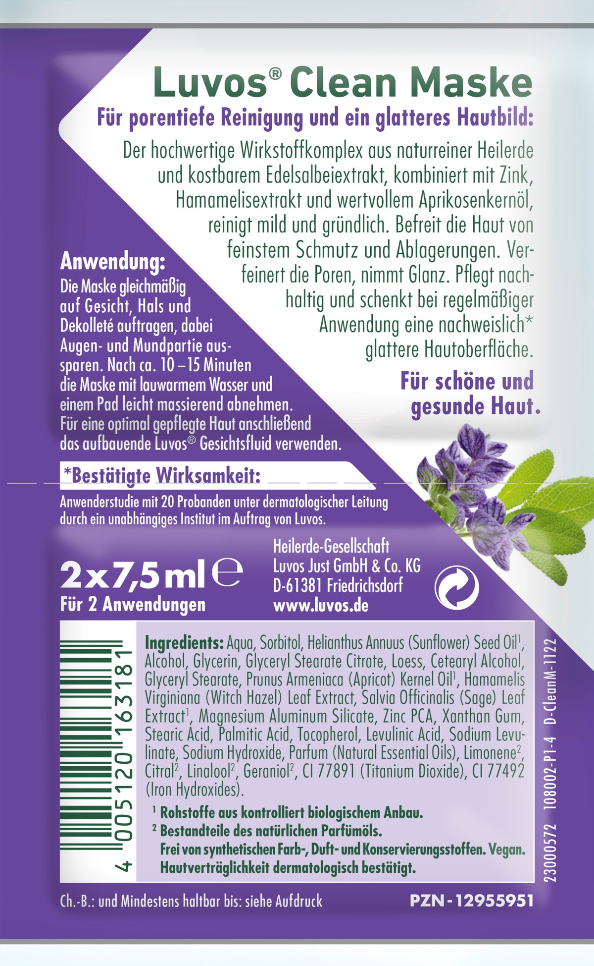 Clean-Maske Naturkosmetik
