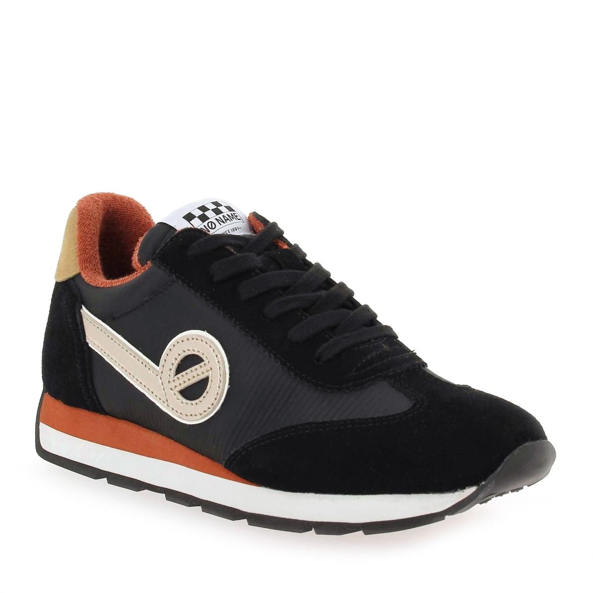 No Name  CITY RUN JOGGER SUEDE/CAMPER - noir