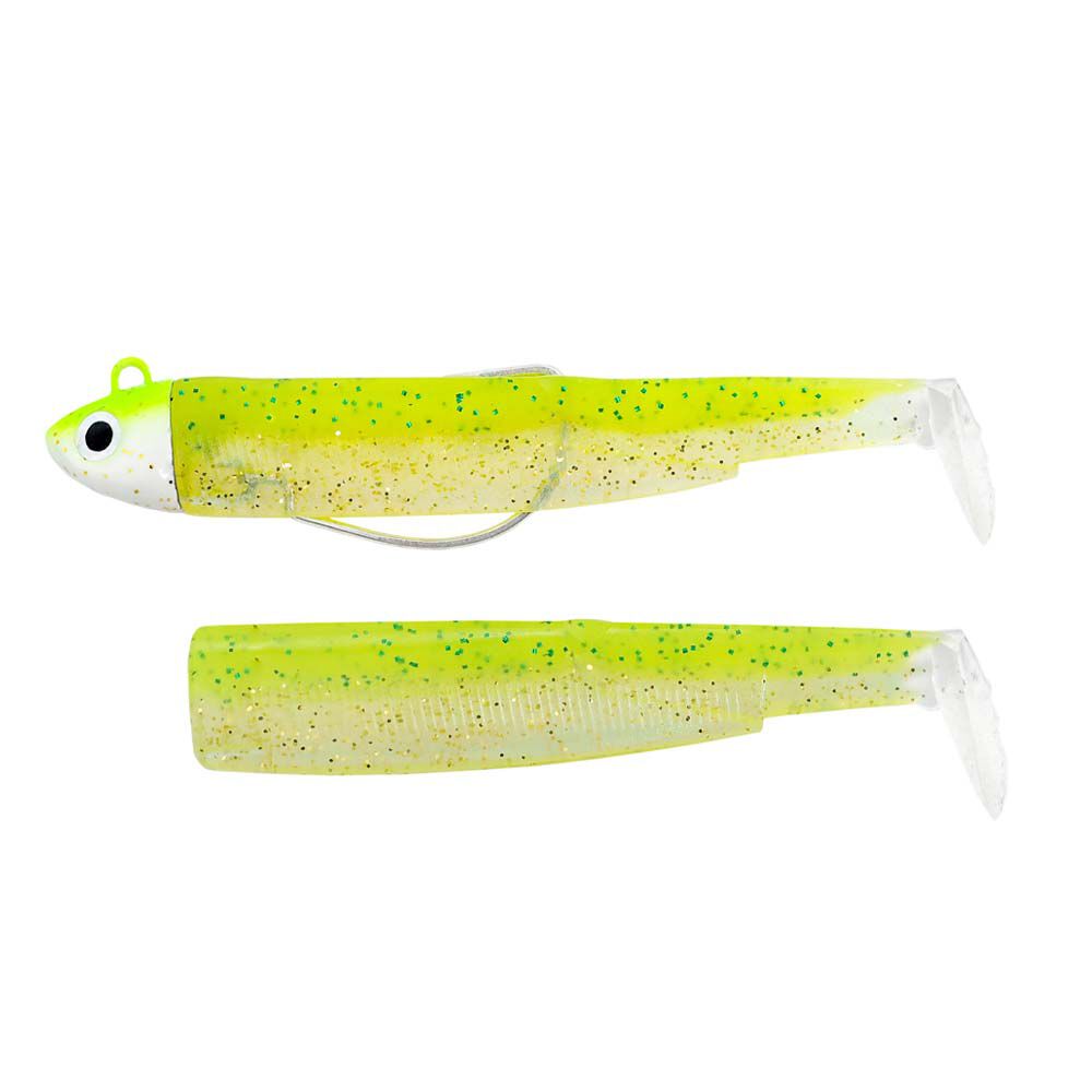 Blødt lokkemiddel fiiish combo sort minnow 120 search 12cm 18g