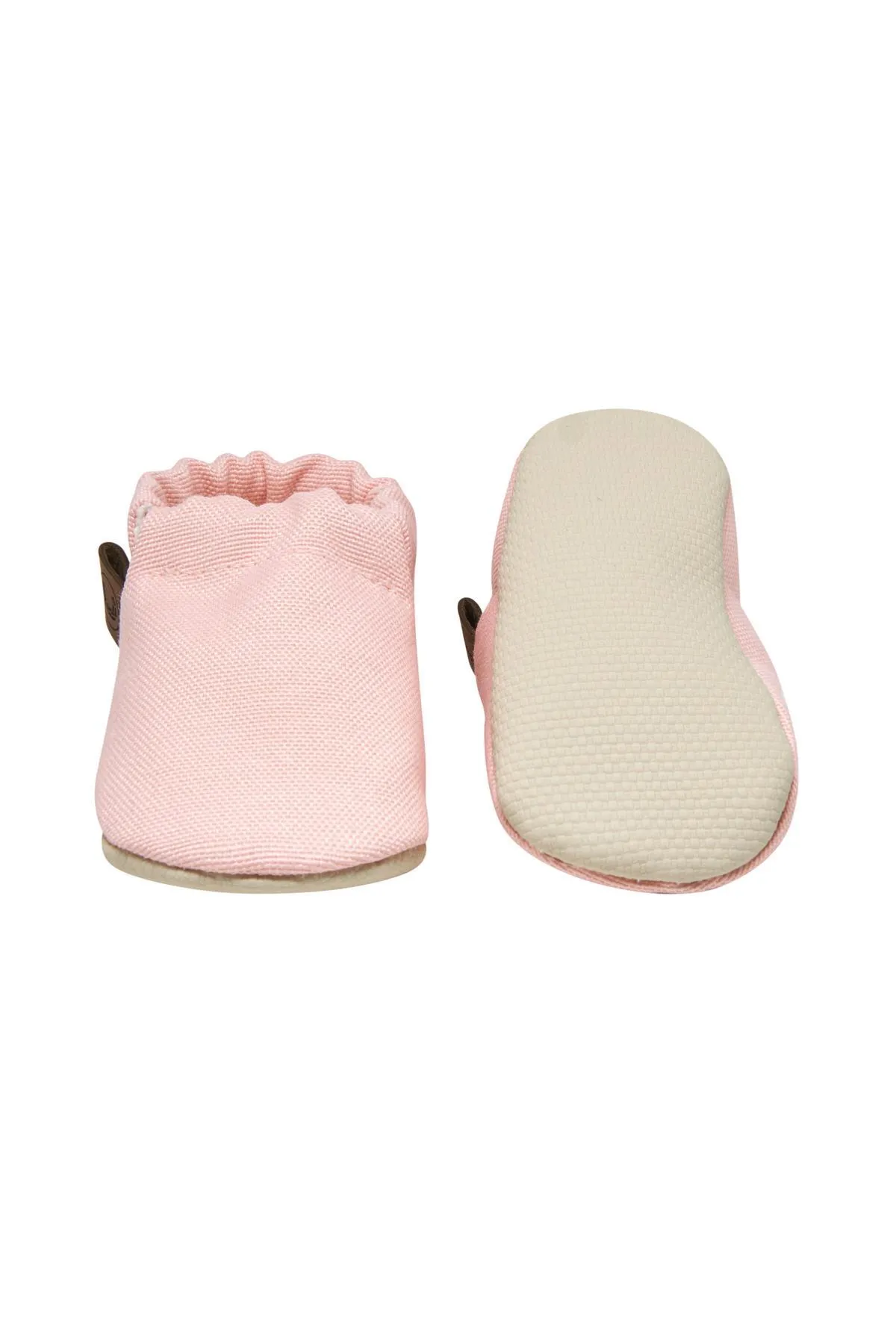 Caluu Baby  Puderrosa Babyschuhe aus Öko-Tex-Baumwolle
