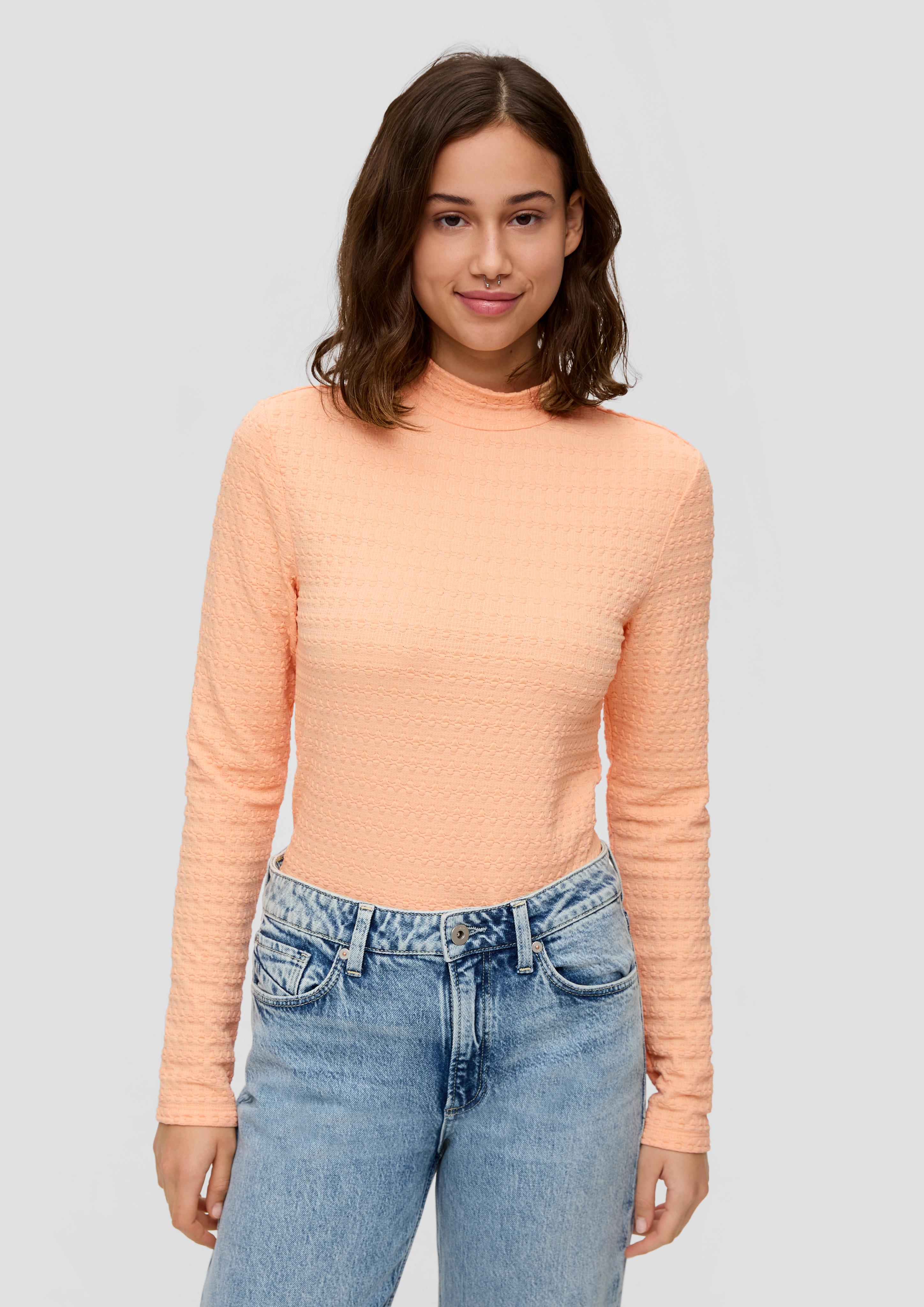 Langarmshirt aus Jacquard  2141062-2101