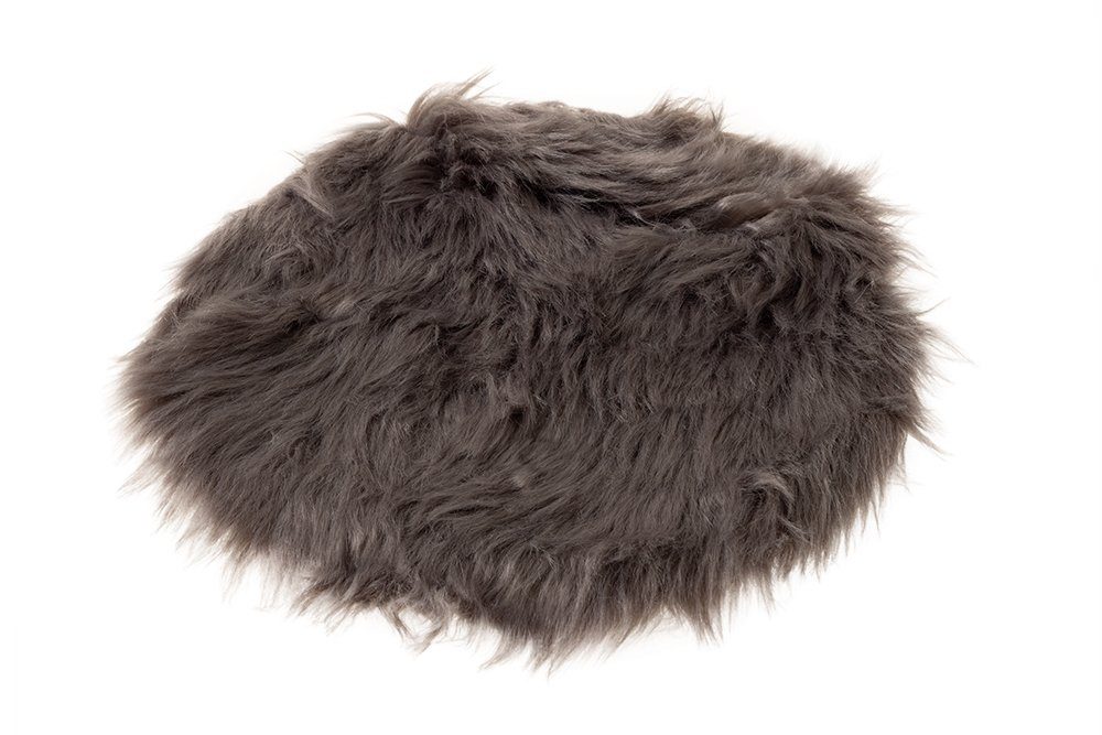 Fellteppich DOLLY 34 cm FARBWAHL, riess-ambiente, rund, Wohnzimmer · Faux-Fur · für Stühle · rund · Landhausstil