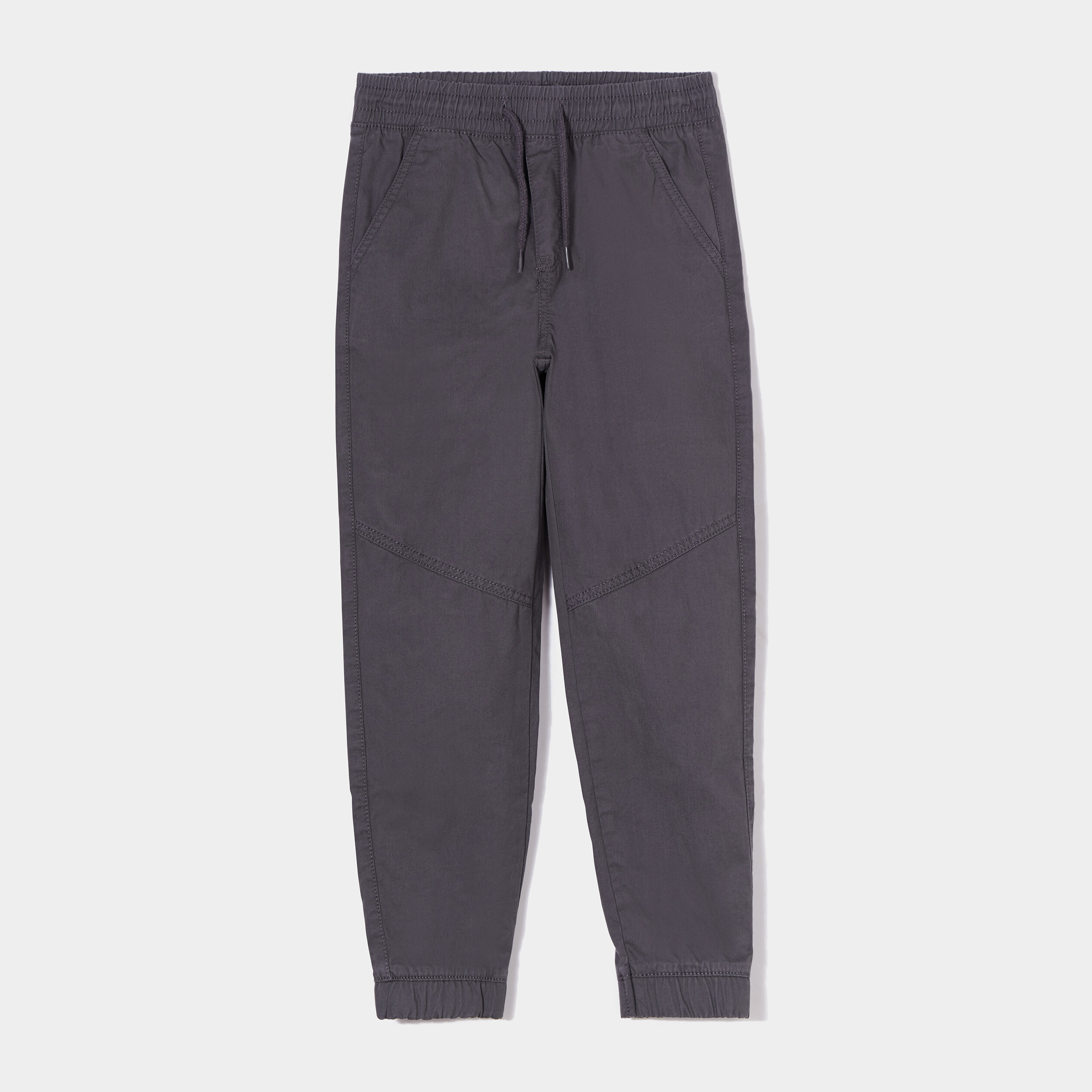 Pantalon jogger regular gris foncé garçon | La Halle