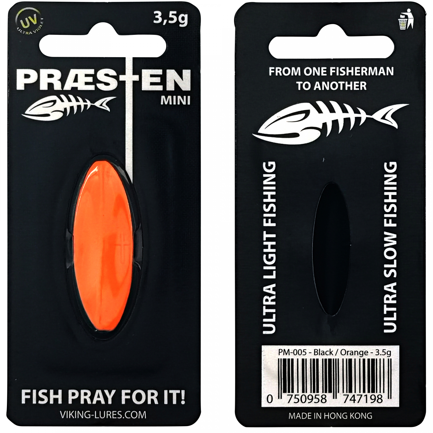 OGP Inlineköder Præsten Mini (Black/Orange)