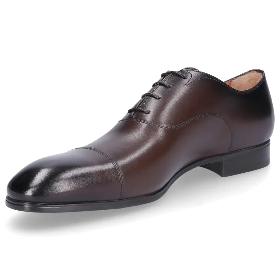 Santoni - Businessschuhe Oxford 11011 Kalbsleder - braun