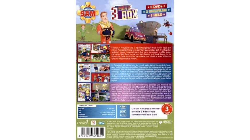 Feuerwehrmann Sam - Movie Box 3  [3 DVDs]