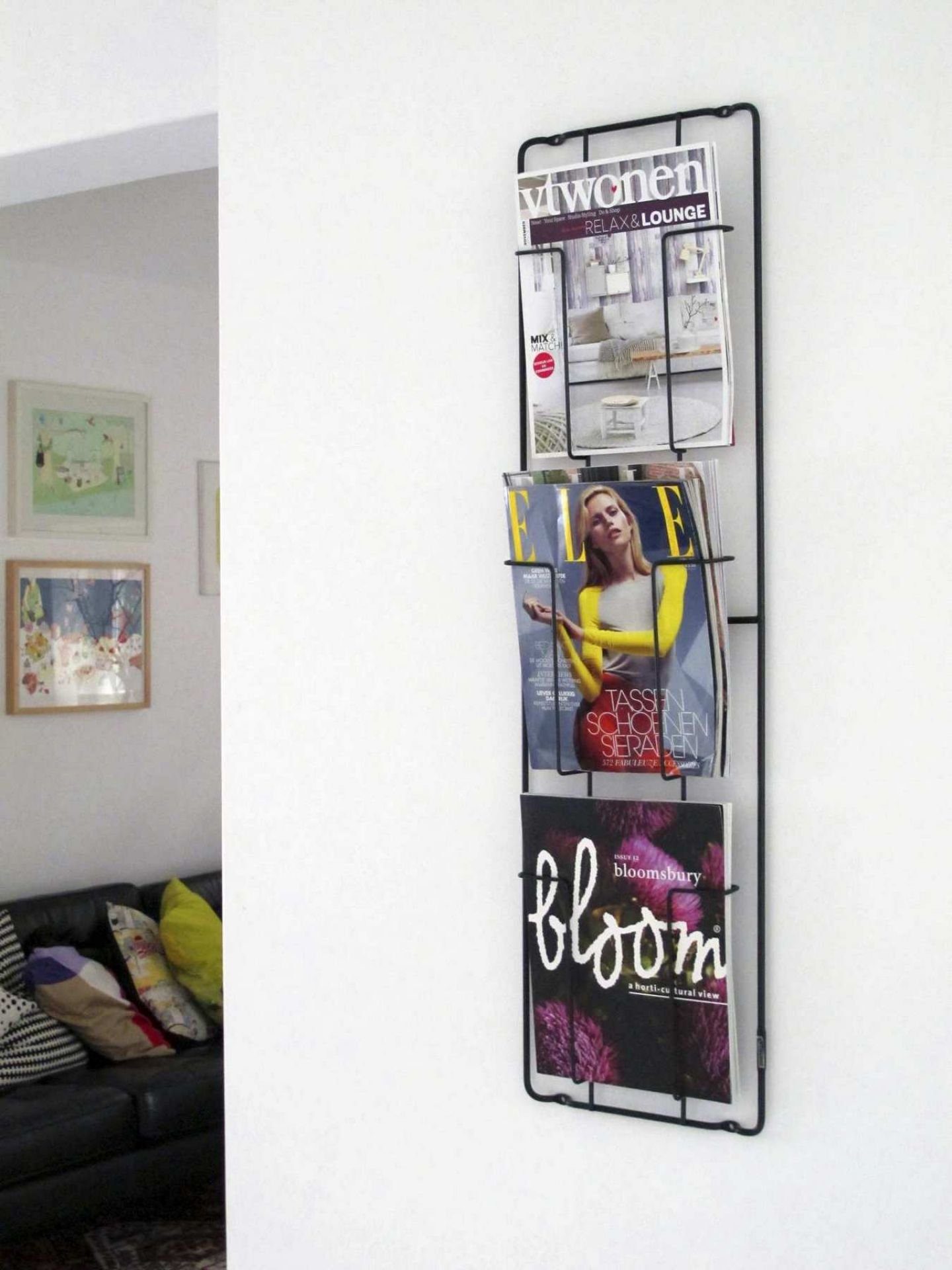 Capventure Zeitungsständer Cabanaz - Prospekthalter Magazinhalter Zeitungsständer 3 Fächer