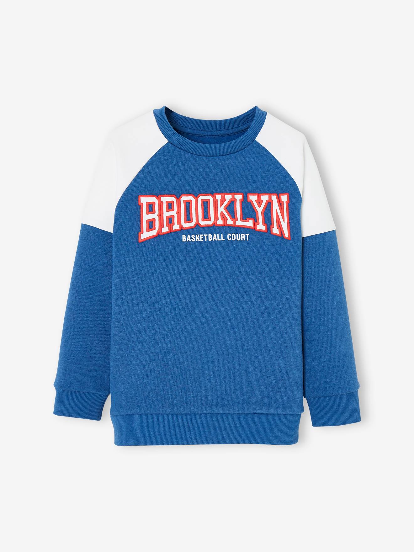 Vertbaudet Jungen Sport-Sweatshirt, Brooklyn Oeko-Tex - königsblau