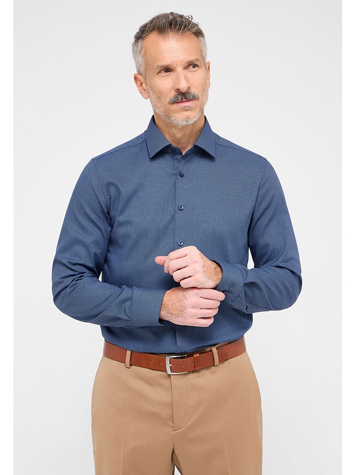 Eterna Hemd - Slim fit - in Dunkelblau günstig kaufen