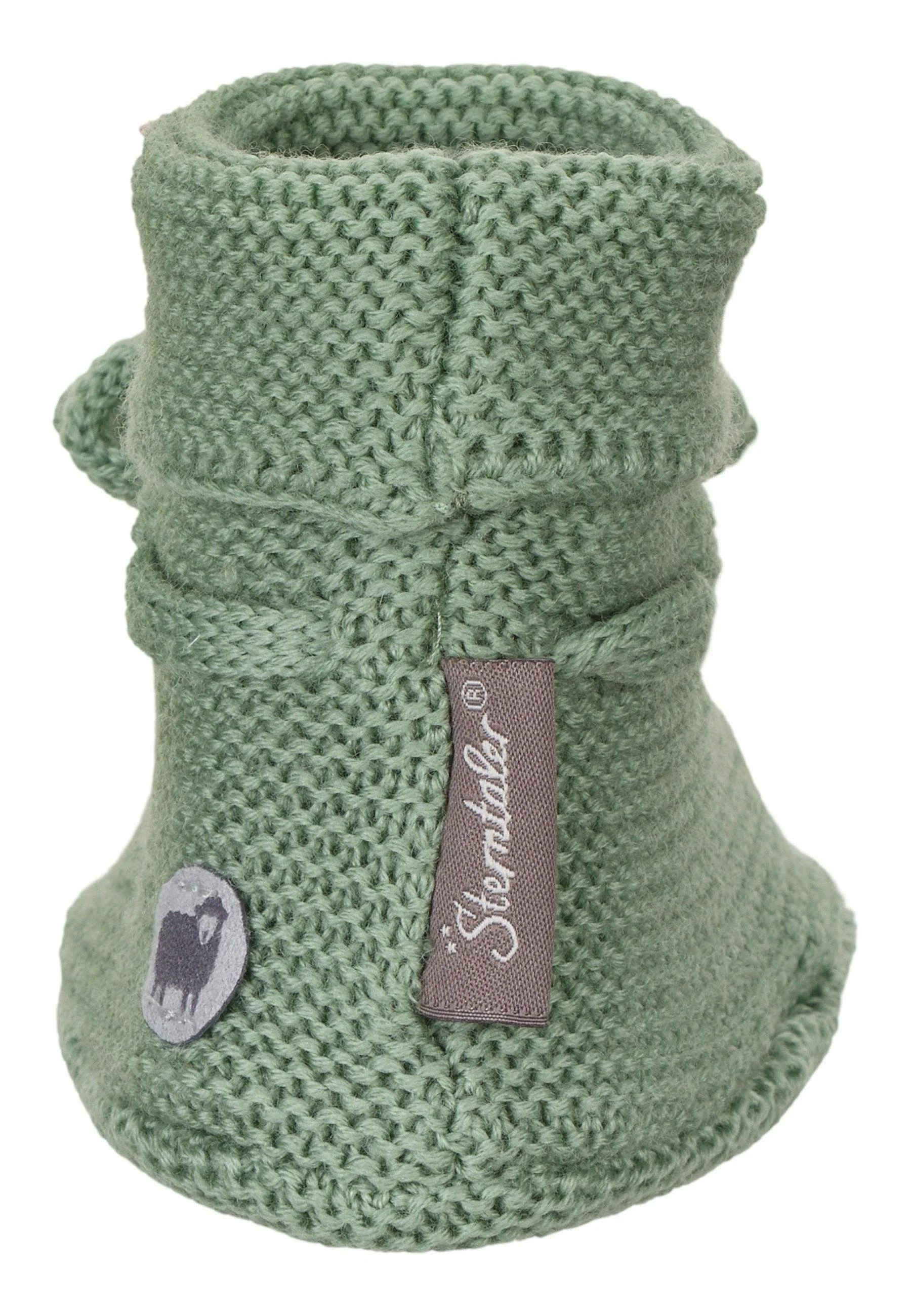 Strick-Schuh aus Wolle (Merino) zum Binden