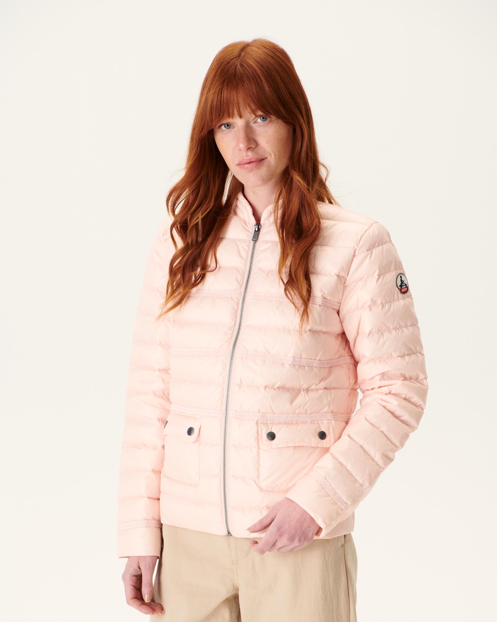 Veste courte légère Rose clair Andorra