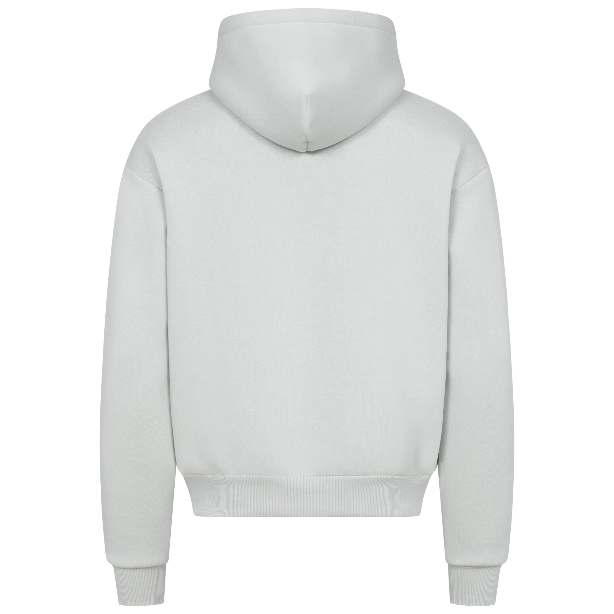 Light Grey / Black 3D College Zipper