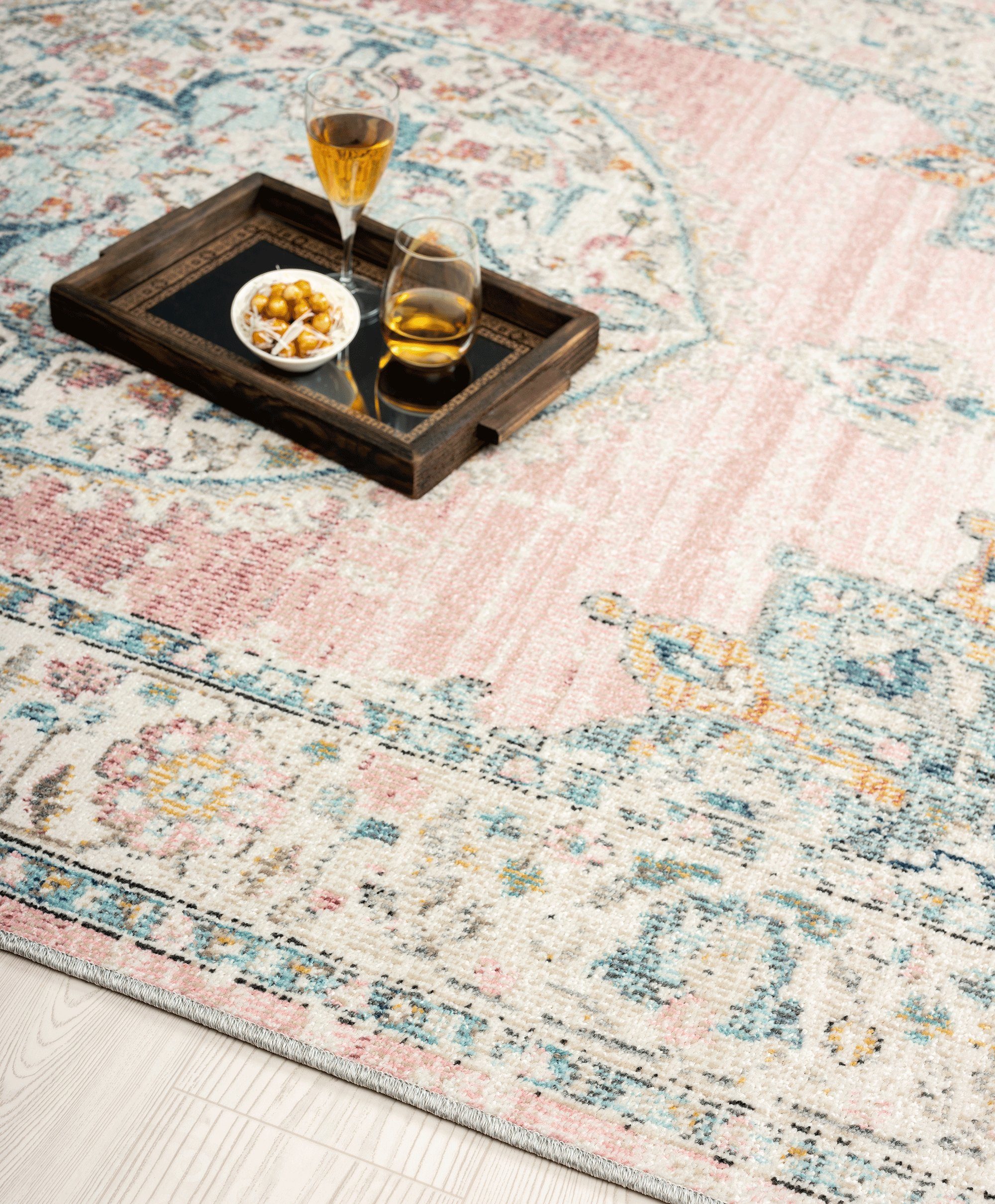 Teppich the carpet Palma robuster Teppich, Flachgewebe, modernes Design, the carpet, Rechteck, Höhe: 4 mm, Outdoor, UV-Beständig, Wetterfest, Küche, Esszimmer