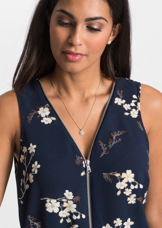 Jumpsuit mit Reißverschluss