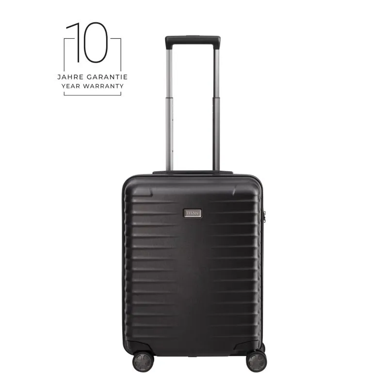 Titan LITRON 4-Rollen-Kabinentrolley S - Schwarz