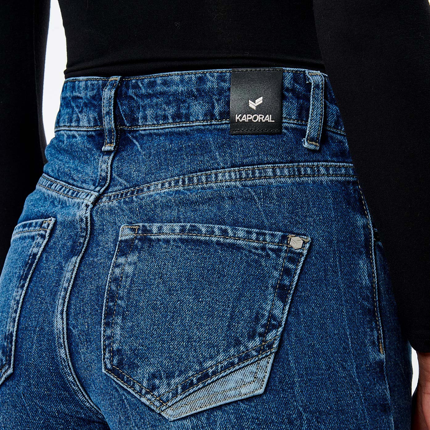 VIOLA  Jean wideleg bleu femme