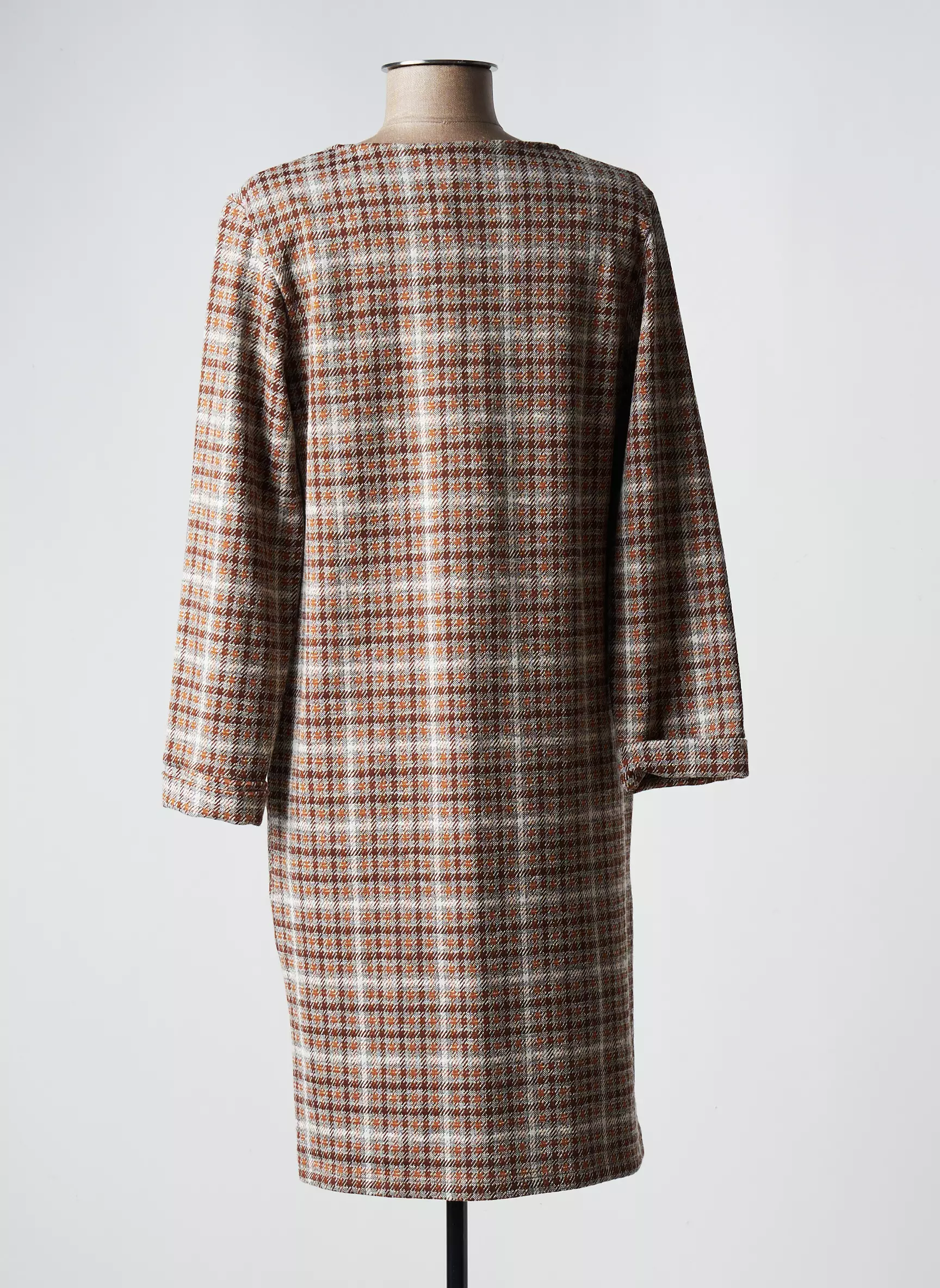 Signe Nature Robes Mi Longues Femme couleur marron
