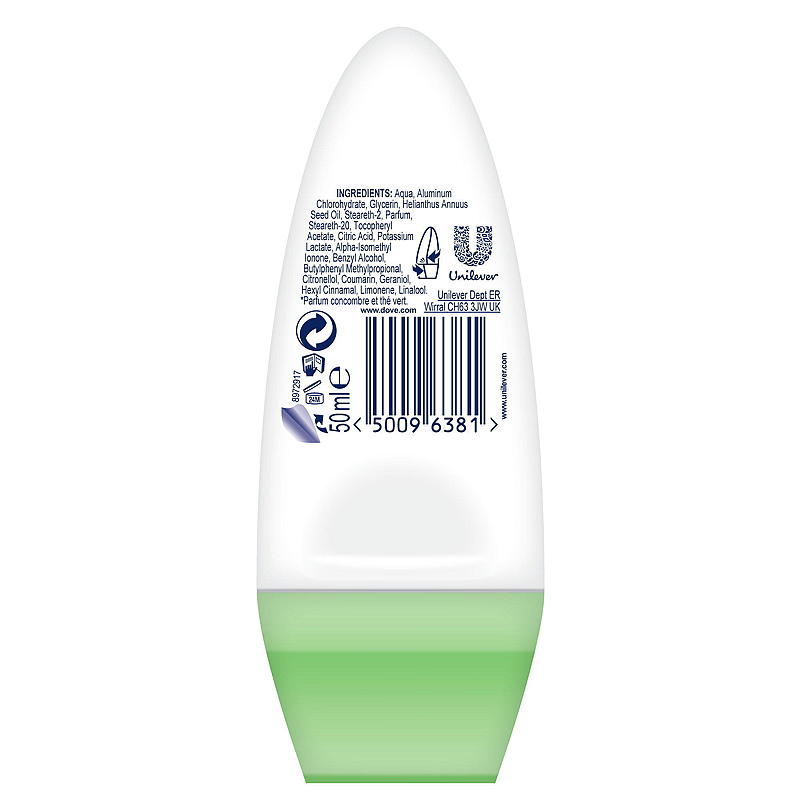 Dove Roll-on Dove Cucumber, 50 ml