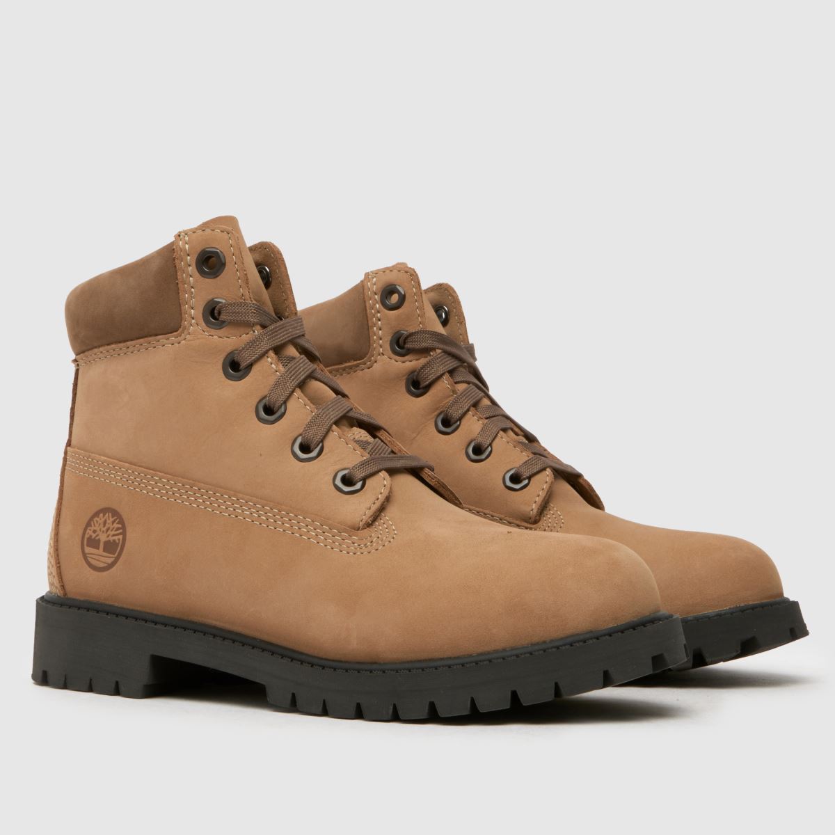 Timberland bézs prémium 6 hüvelykes ifjúsági csizma