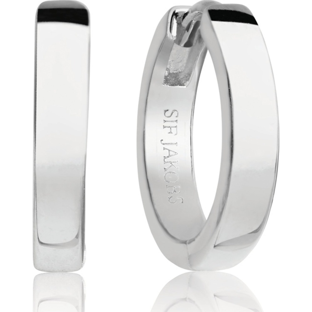 Sif Jakobs Jewellery Créoles 925 Argent Boucles d'oreilles