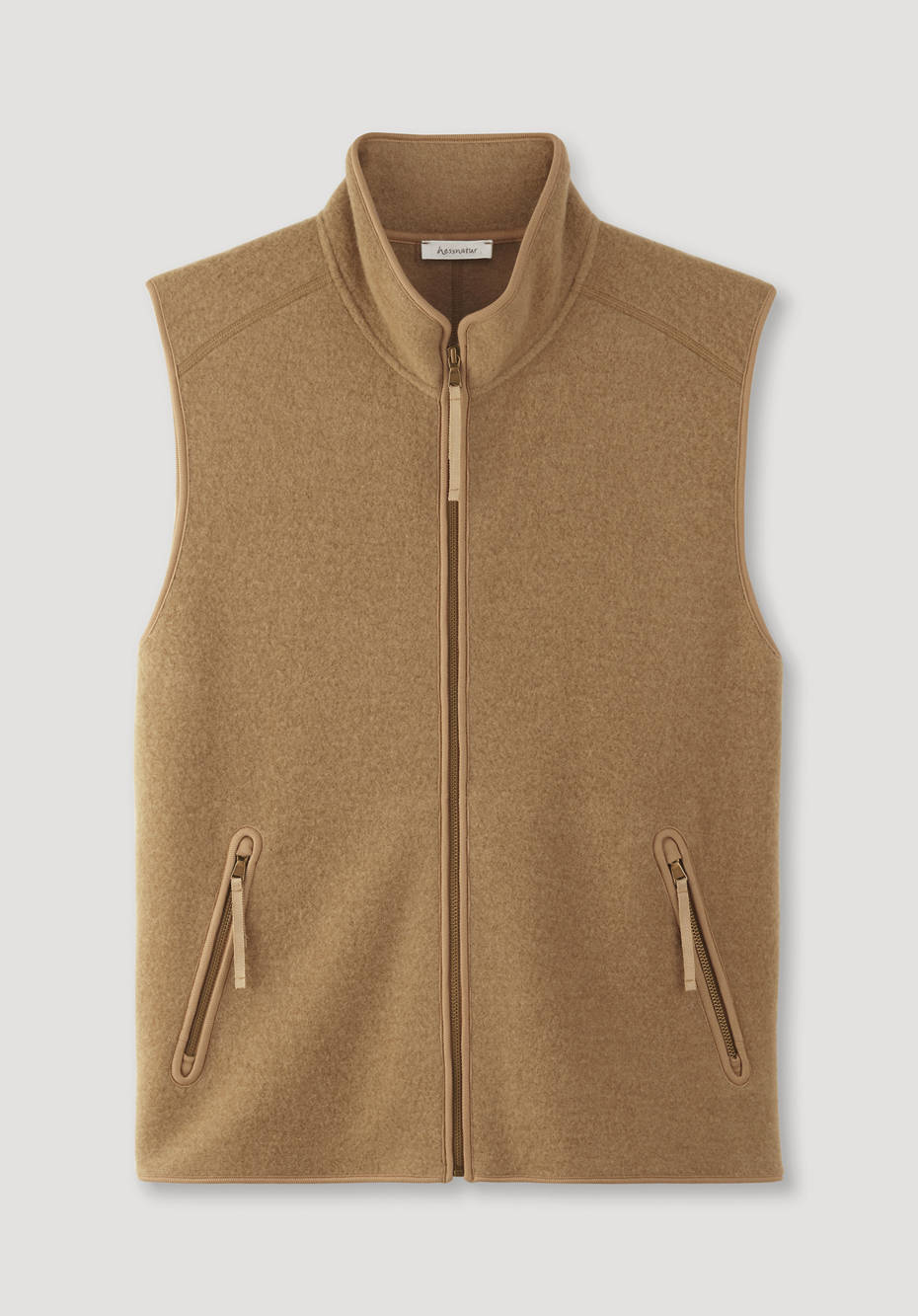 Wollfleece-Weste aus reiner Bio-Merinowolle
