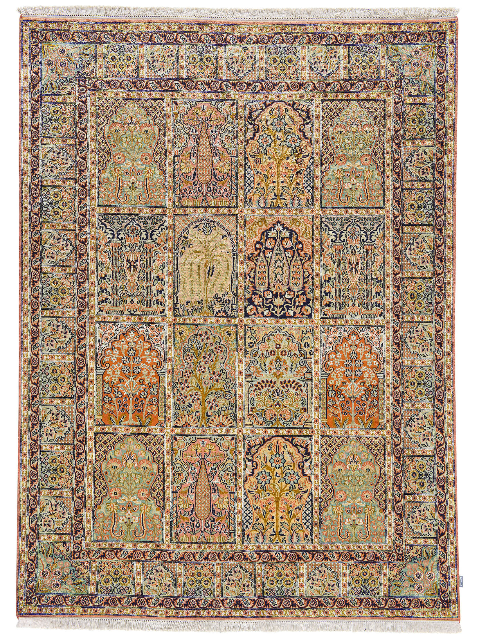 Kaschmir Seide 18/18 ca. 156 x 213 cm, Unikat / Einzelstück