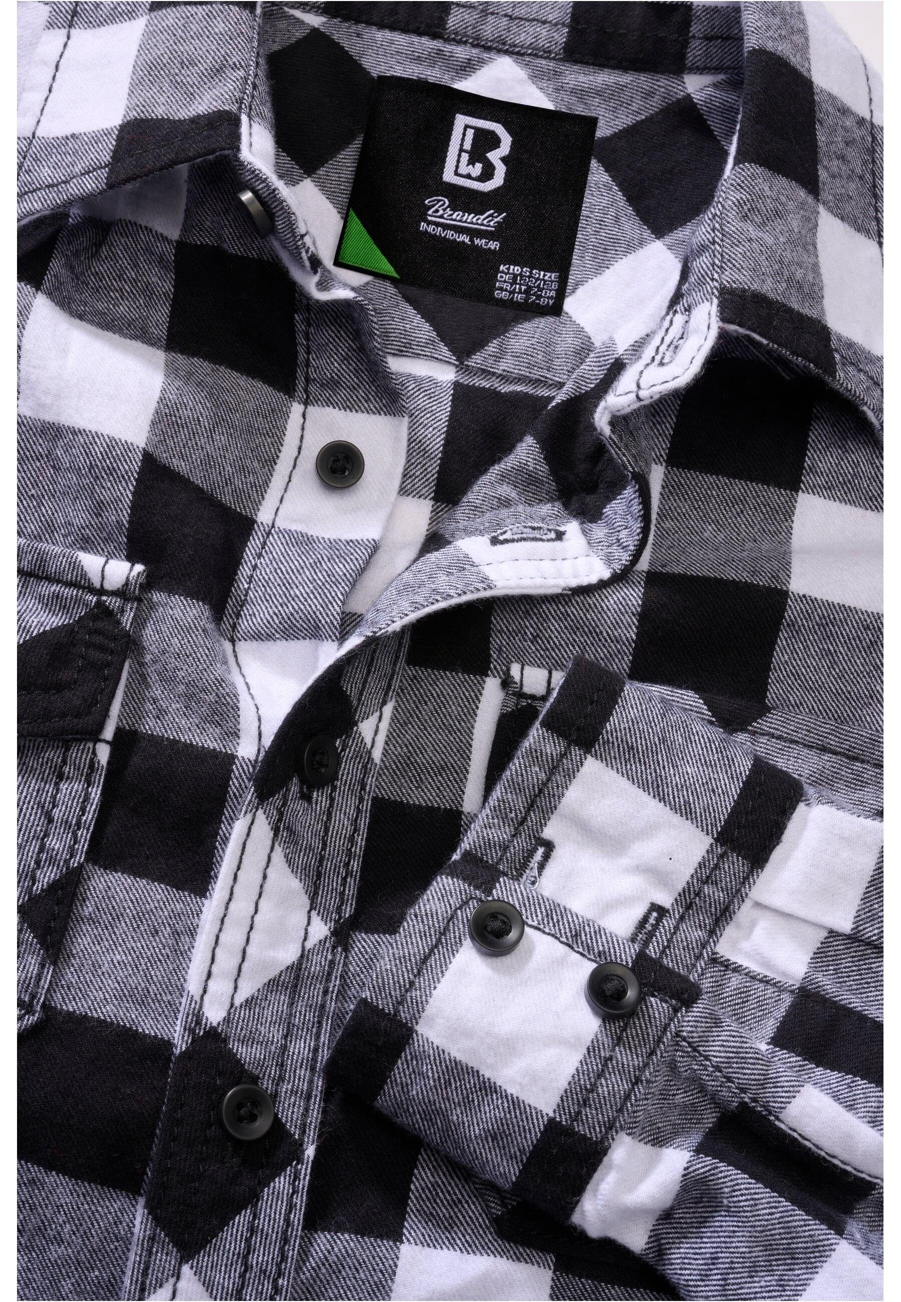 Brandit Langarmhemd Unisex Checkshirt Kids (1-tlg)