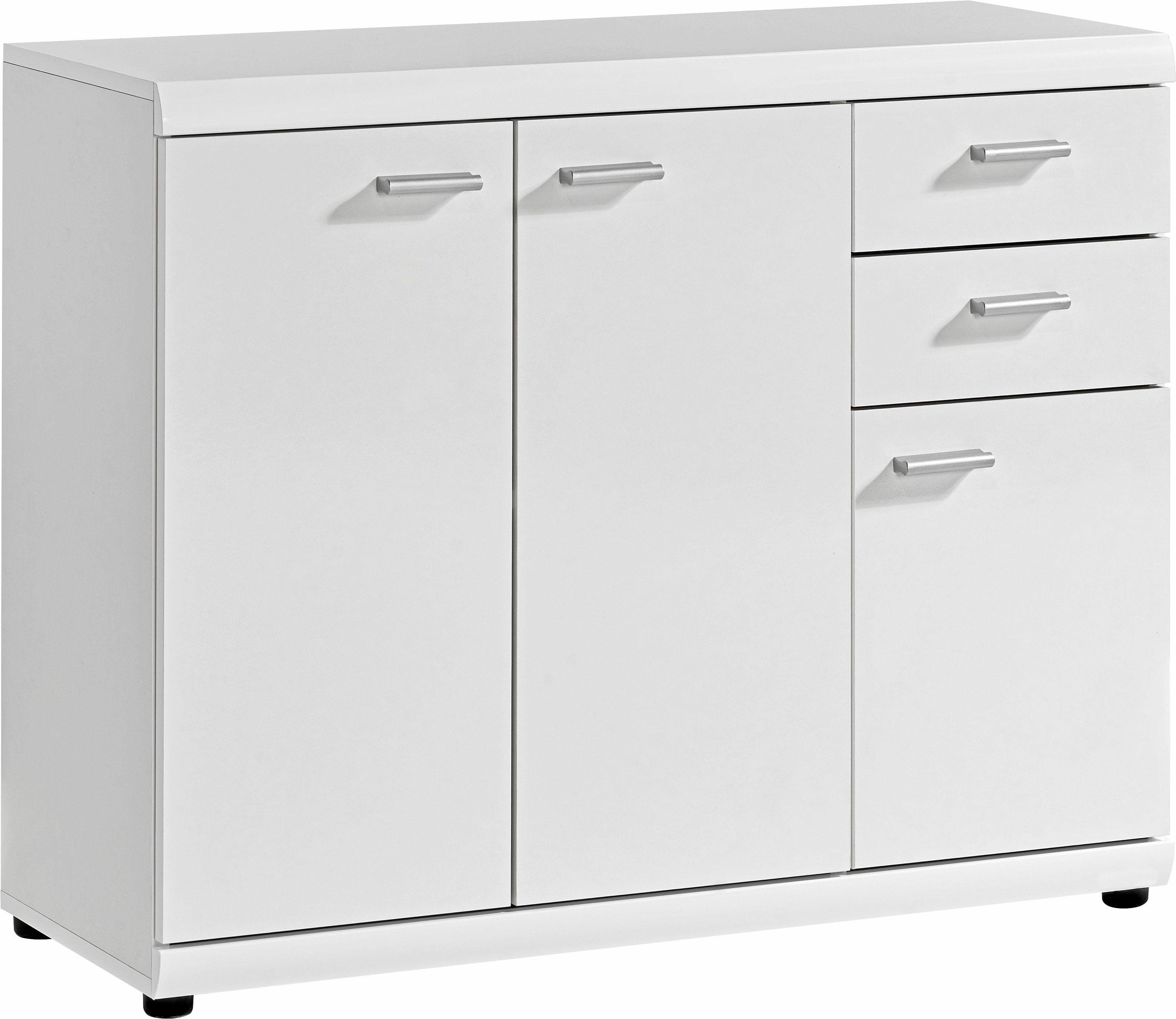 Procontour Sideboard Sun, Breite 90 cm mit 3 Türen und 2 Schubkästen